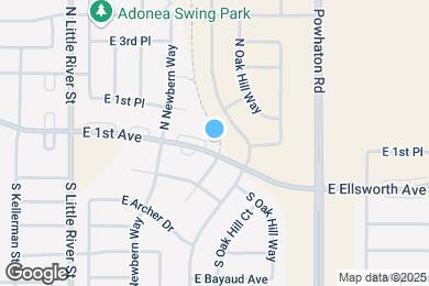 Map image of the property - 26099 E 1st Ave