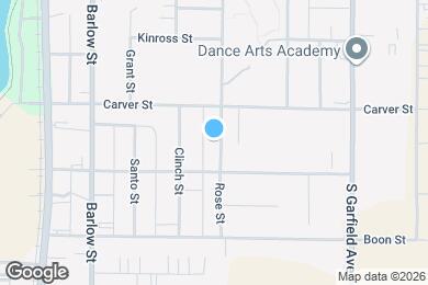 Map image of the property - 1128 Rose St