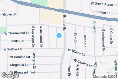 Map image of the property - 1113 S Sprucewood Dr