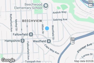 Map image of the property - 1516 Rockland Ave