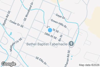 Map image of the property - 1019 28th St SE
