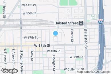 Map image of the property - 1700 S Morgan St