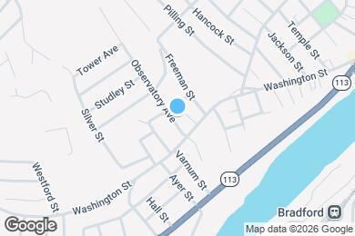 Map image of the property - 15 Observatory Ave