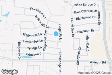 Map image of the property - 5313 Ridgepass Ln