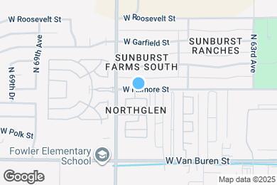 Map image of the property - 6619 W Fillmore St