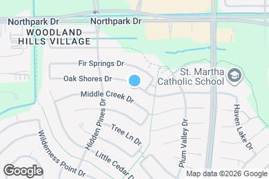 Map image of the property - 2142 Oak Shores Dr