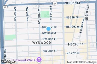 Map image of the property - 121 NW 31st St