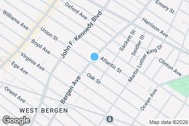Map image of the property - 416 Bergen Ave