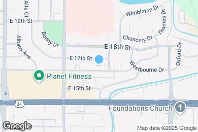 Map image of the property - 1831 E 16th St