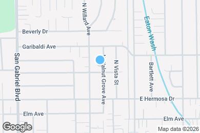 Map image of the property - 6013 N Walnut Grove Ave