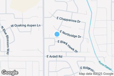 Map image of the property - 2360 N Grey Hawk Ave