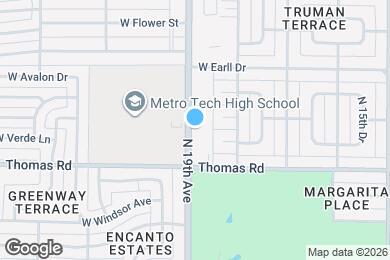 Map image of the property - 2925 N 19th Ave