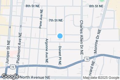 Map image of the property - 352 5th Street NE