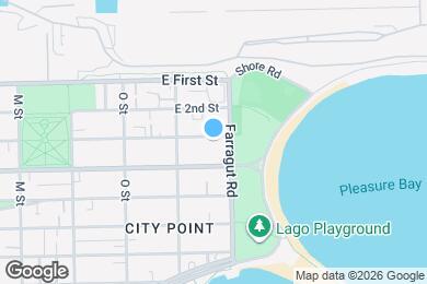 Map image of the property - 849 E 3rd St