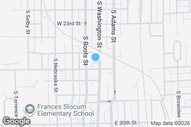 Map image of the property - 2516 S Washington St