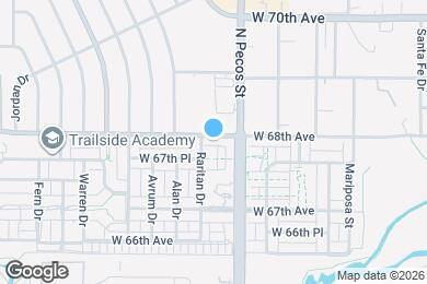 Map image of the property - 1713 West 67th Cir