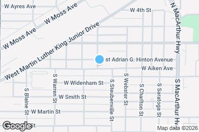 Map image of the property - 1319 W Aiken Ave