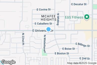 Map image of the property - 2434 E Baltimore St