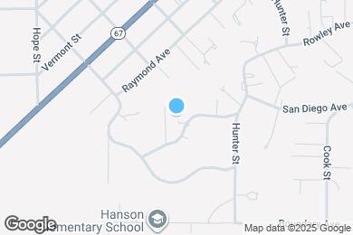 Map image of the property - 2425 San Diego Ave