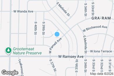 Map image of the property - 3634 W Parnell Ave