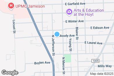 Map image of the property - 8 E Moody Ave