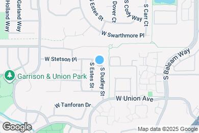 Map image of the property - 4553 S Dudley St