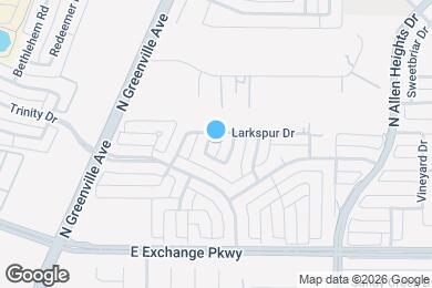 Map image of the property - 1410 Thistle Cir