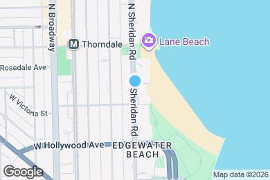 Map image of the property - 5831 N Sheridan Rd