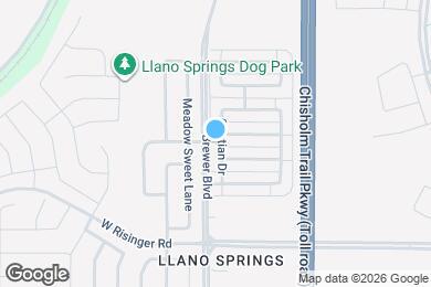 Map image of the property - 8440 Gentian Dr