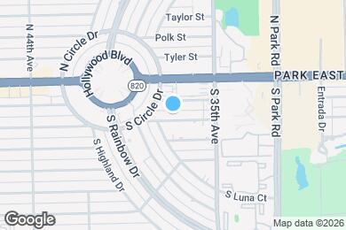 Map image of the property - Eden House - 3601 Van Buren St Hollywood, FL 33021