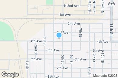 Map image of the property - 405 4th Ave