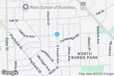 Map image of the property - 1004 S Forest Ave