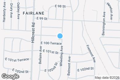 Map image of the property - 10002 Wheeling Ave