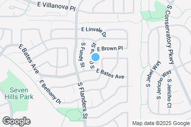 Map image of the property - 2884 S Genoa St