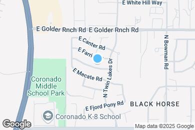 Map image of the property - 3631 E Foxtrotter Rd