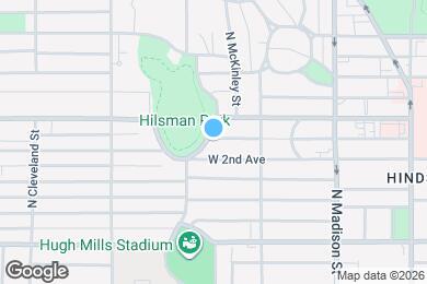 Map image of the property - 906 N Van Buren St