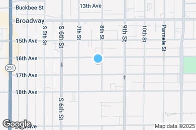 Map image of the property - 1711 8th St