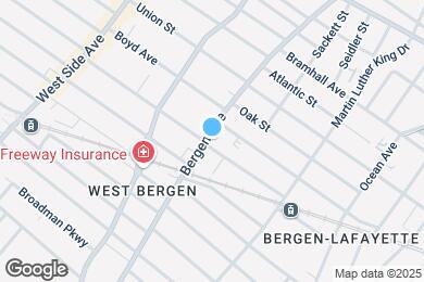 Map image of the property - 354 Bergen Ave