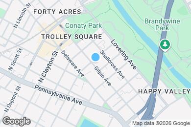 Map image of the property - 1600 N Broom St