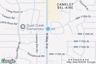 Map image of the property - 11530 N May Ave