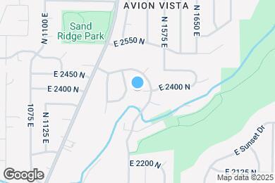 Map image of the property - 1425 E 2400 N