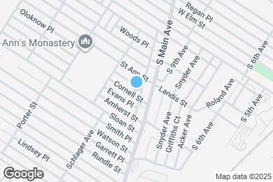 Map image of the property - 1104 Cornell St