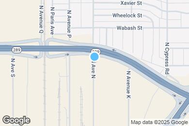 Map image of the property - 2118 N Avenue J