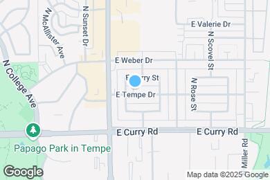 Map image of the property - 940 E Tempe Dr