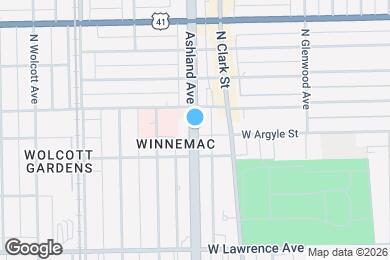 Map image of the property - 4891 N Ashland Ave