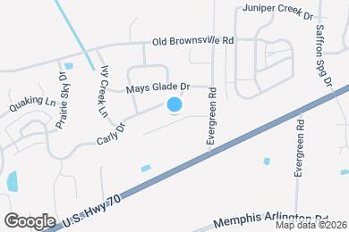 Map image of the property - 10242 Evergreen Manor Cv