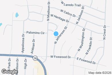 Map image of the property - 506 N Jefferson St