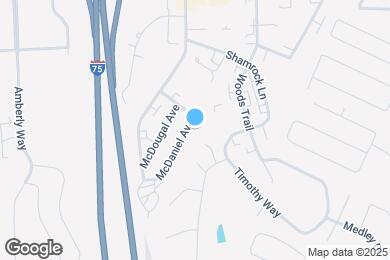 Map image of the property - 215 McDaniel Ave