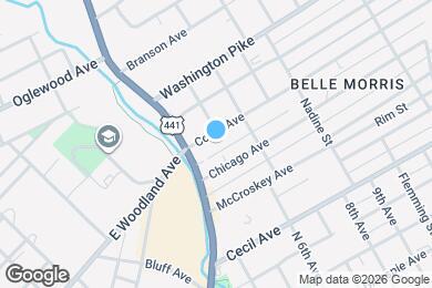 Map image of the property - 1422 Coker Ave