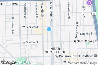 Map image of the property - 1340 N La Salle Dr